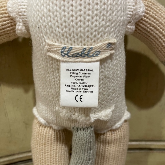 Blabla “Pearl The Dog” Peruvian Knit Doll - Picture 6 of 11